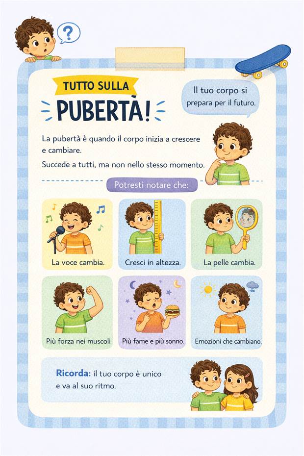 Pagina: Tutto sulla pubertà